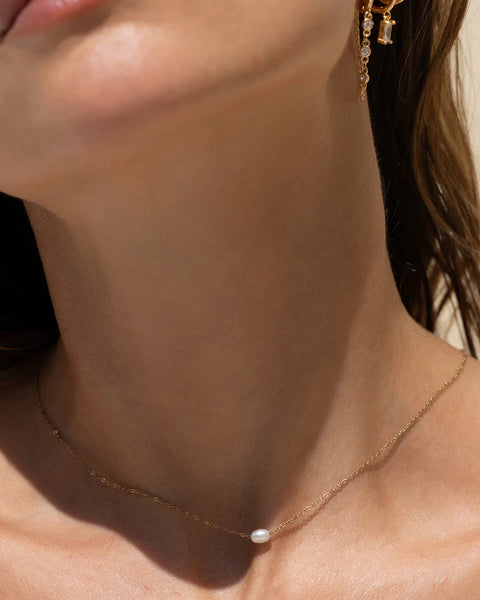 Cresida Pearl Necklace 14K GOLD PLATED