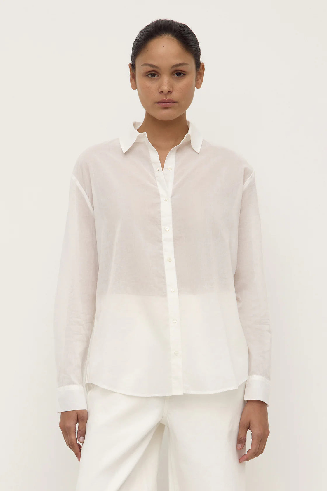 Ida Long Sleeve Shirt WHITE