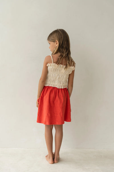 Lenni Skirt WATERMELON TERRY