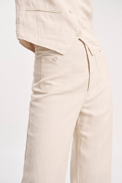 Sailor Linen Pant BISCUIT