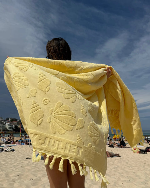Large Beach Towel BROWN