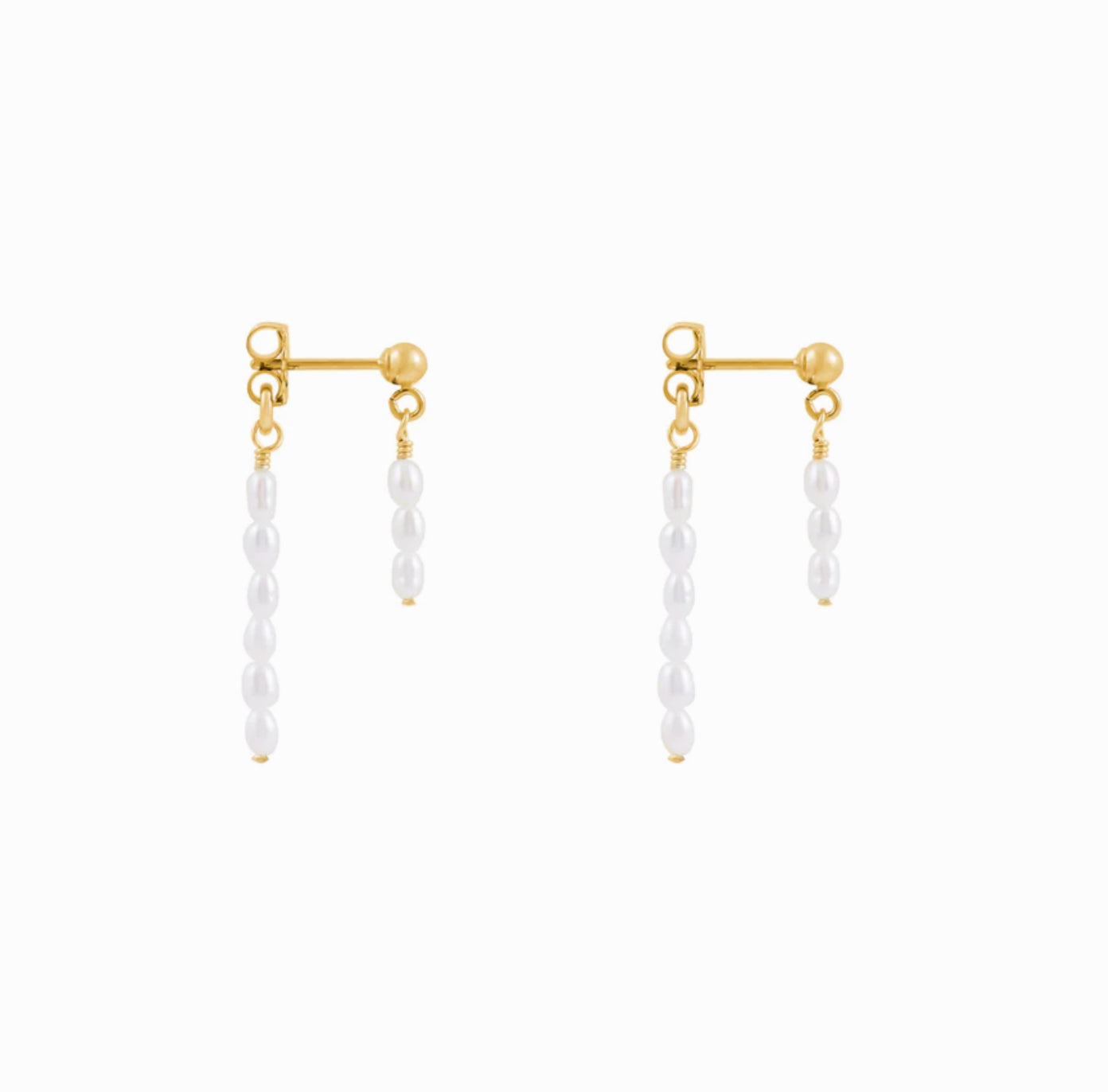 Aimee Freshwater Pearl Earrings 14K GOLD FILLED