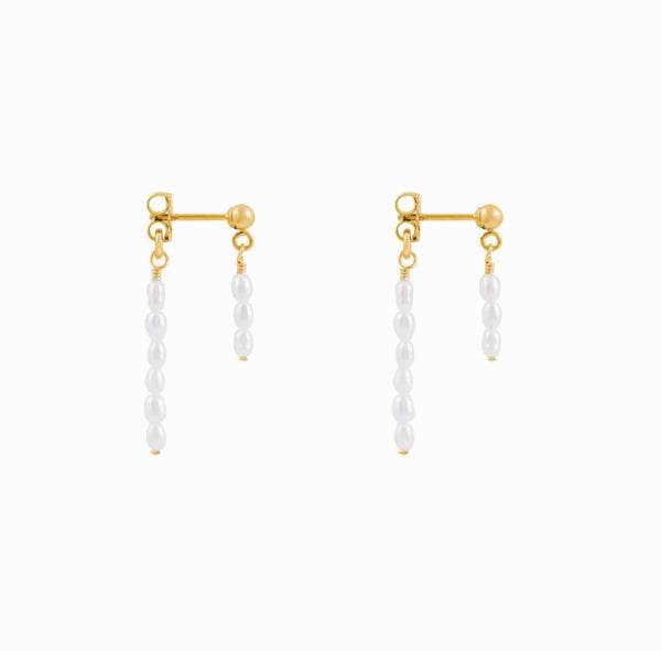 Aimee Freshwater Pearl Earrings 14K GOLD FILLED