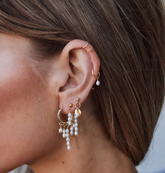 Aimee Freshwater Pearl Earrings 14K GOLD FILLED