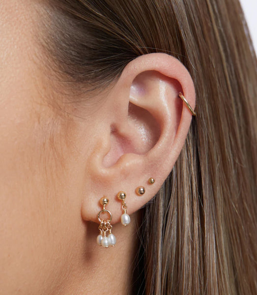 Mila Freshwater Pearl Earrings 14K GOLD FILLED