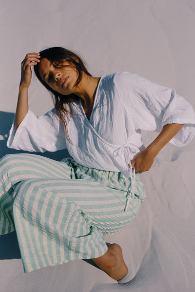 Ivy Pant SEAFOAM STRIPE