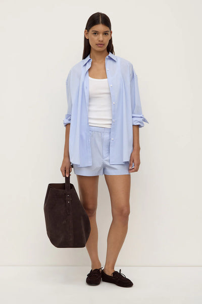 Havana Poplin Shirt BLUE/WHITE STRIPE