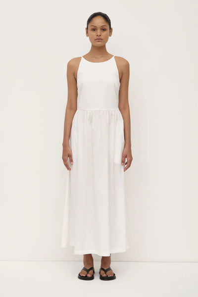 Posie Midi Dress WHITE