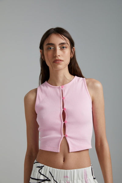Button Up Top PINK