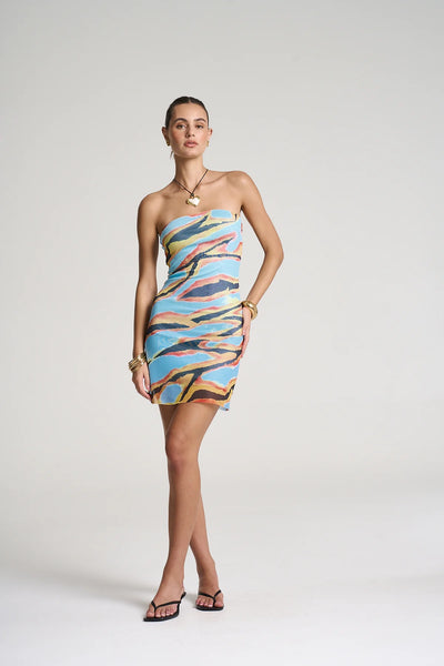 Strapless Mesh Mini ZANZIBAR