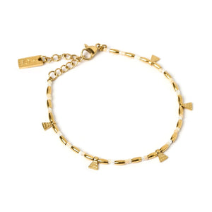 Natalia Bracelet VANILLA/ 14K GOLD PLATED