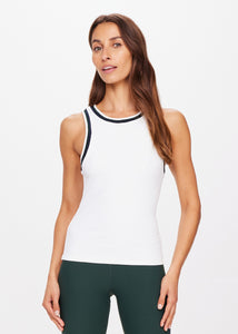 Kristy Rib Tank WHITE