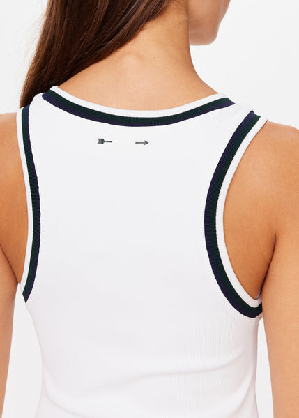 Kristy Rib Tank WHITE