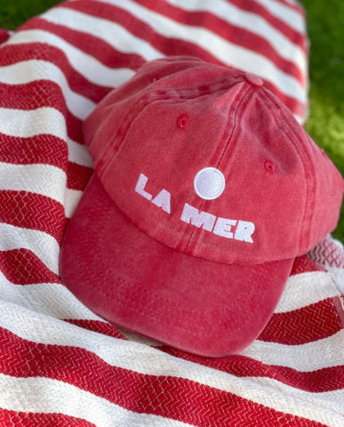 La Mer Cap FADED RED