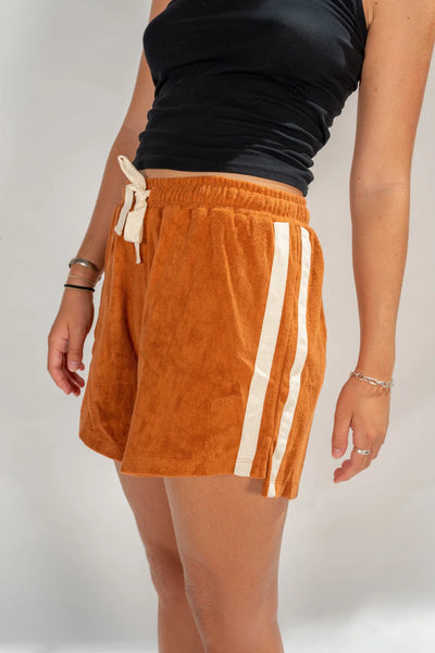 Terry Towelling Short RUST