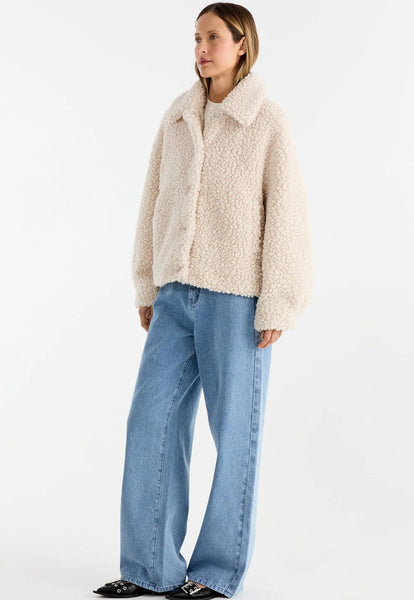 Xadie Faux Fur Jacket BIRCH