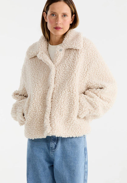 Xadie Faux Fur Jacket BIRCH