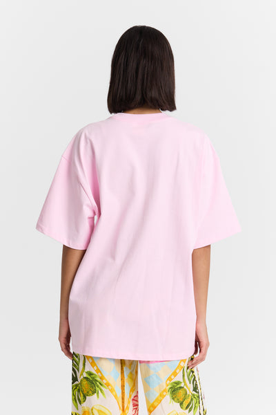 Holiday Oversized Tee BABY PINK