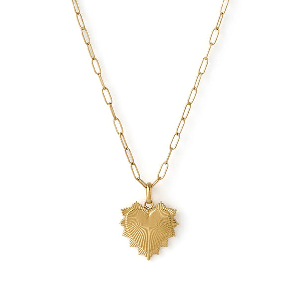 Queen of Hearts Necklace 14K GOLD PLATED