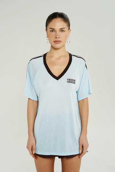 V Neck Jersey Tee ICEL