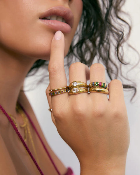 Viola Ring 14K GOLD PLATED