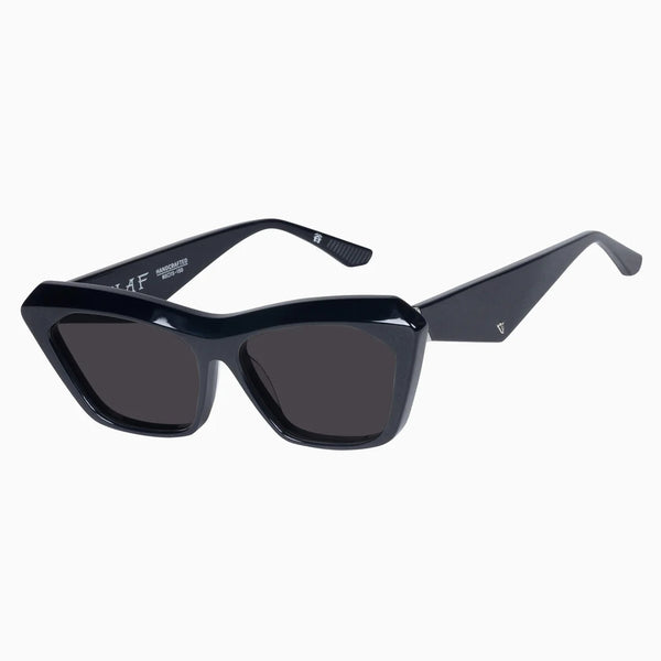 Piaf W. SILVER METAL/ BLACK LENS