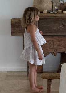 Lenni Skirt INDIGO BLOOM PRINT