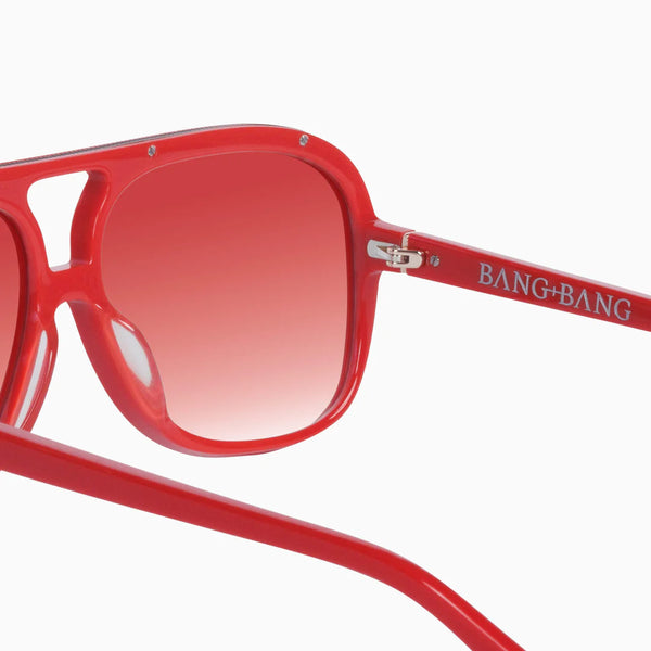 Bang Bang RED w. GOLD METAL/RED GRADIENT LENS