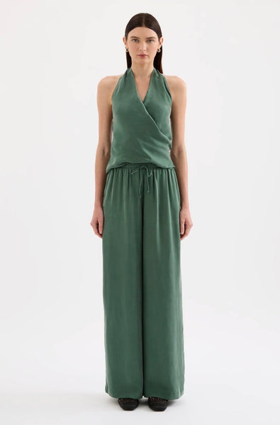 Leon Cupro Top EMERALD