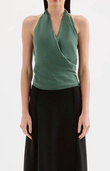 Leon Cupro Top EMERALD