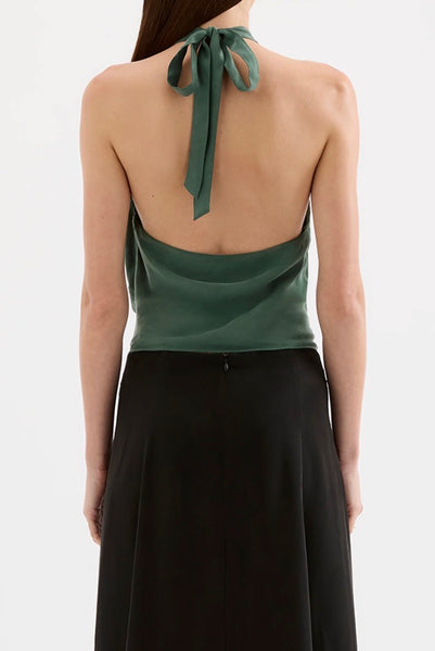 Leon Cupro Top EMERALD