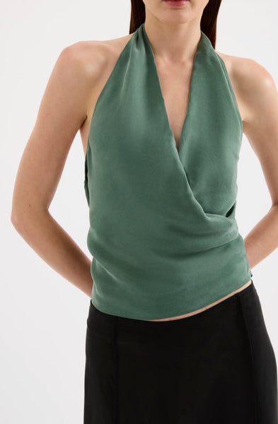 Leon Cupro Top EMERALD