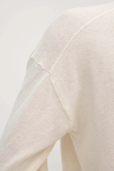 Cotton Cashmere Lounge Sweater CREAM