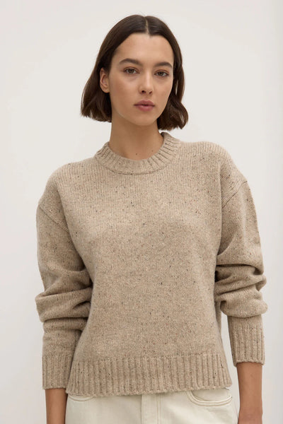 Beau Merino Wool Knit STONE MARLE