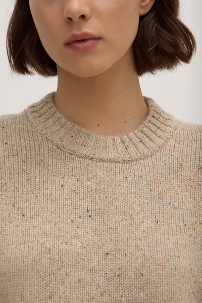 Beau Merino Wool Knit STONE MARLE