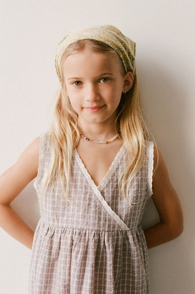 Eden Dress MAUVE PLAID