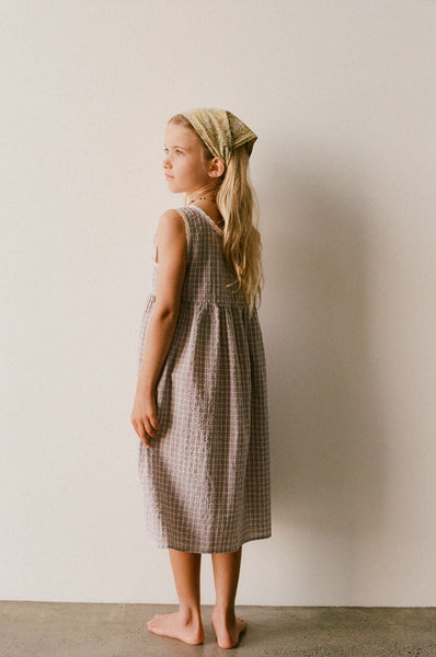 Eden Dress MAUVE PLAID