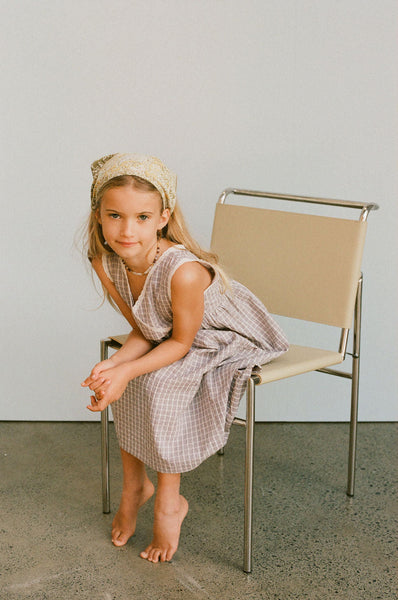 Eden Dress MAUVE PLAID