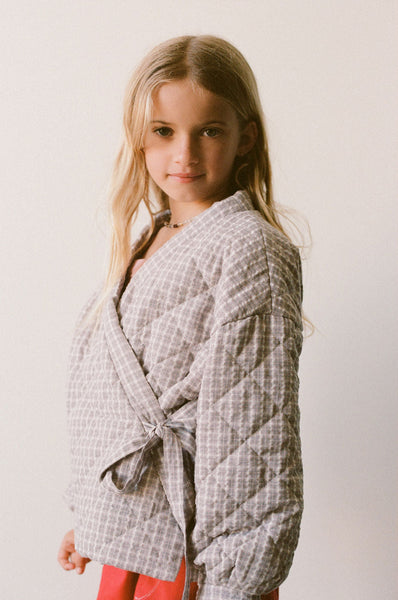 Quilted Jacket MAUVE PLAID