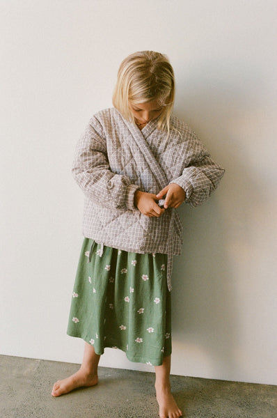 Quilted Jacket MAUVE PLAID