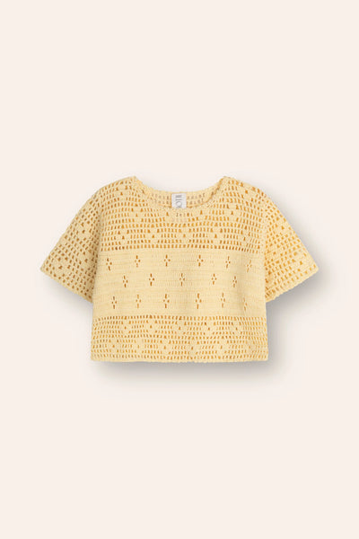 Filet Crochet Top BUTTER