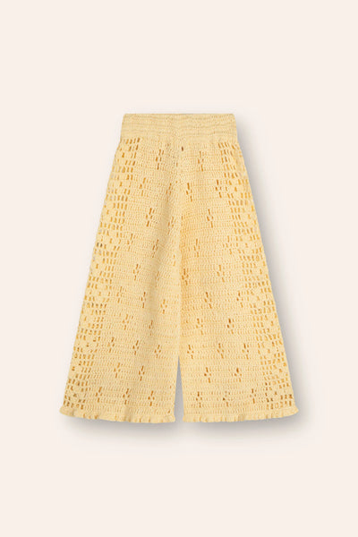 Filet Crochet Pant BUTTER