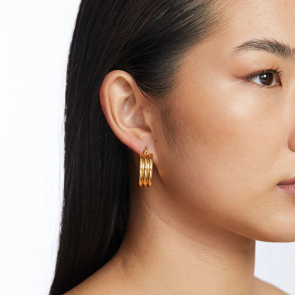 Tessa Hoops 14K GOLD VERMEIL