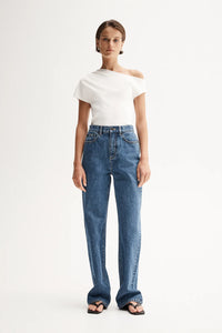 Serena Knit Off Shoulder Top WHITE