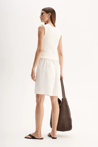 Hayes Knit Top WHITE