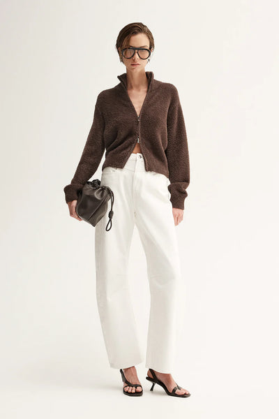 Leon Cardigan CHOCOLATE