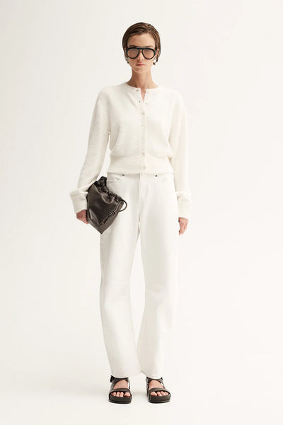 Posie Knit Cardigan WHITE