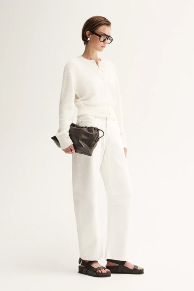 Posie Knit Cardigan WHITE