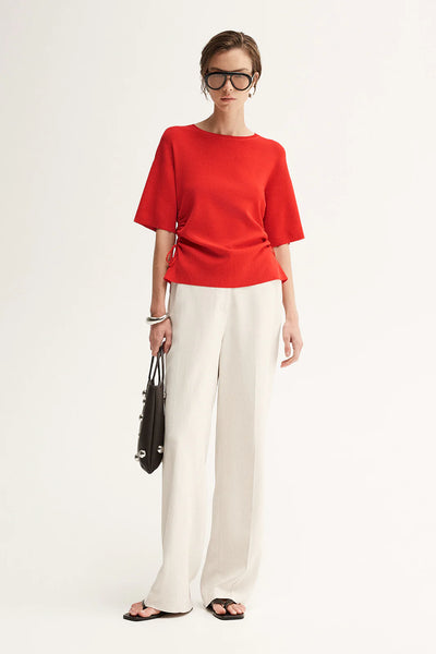 Marley Knit Top CRIMSON