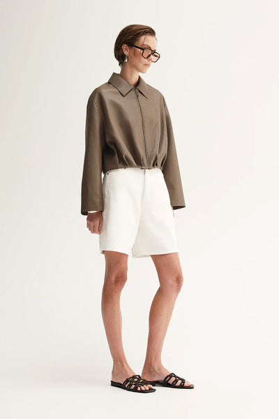 Rae Crop Jacket TAUPE